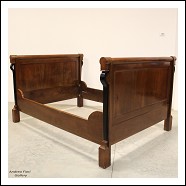 Antico letto Impero in noce - Italia epoca 800