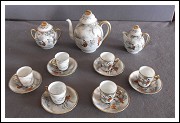 Servizio antico da caffè da 6, 