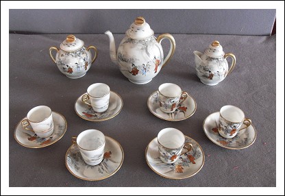 Servizio antico da caffè da 6, 