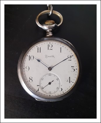 Orologio tasca argento Zenith (Swiss Made) GRAND PRIX PARIS 1900