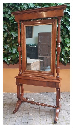 Specchiera a psiche antica dell’800 Carlo X